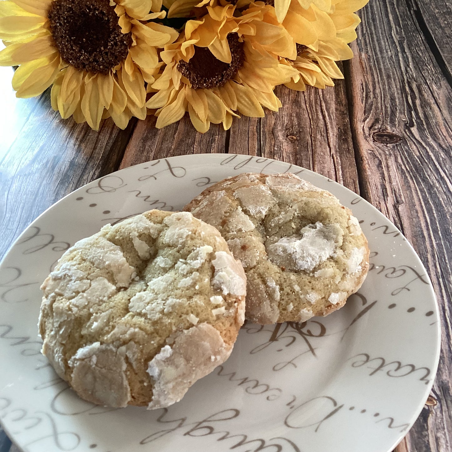 Lemon Crinkle Cookies (Half dozen)