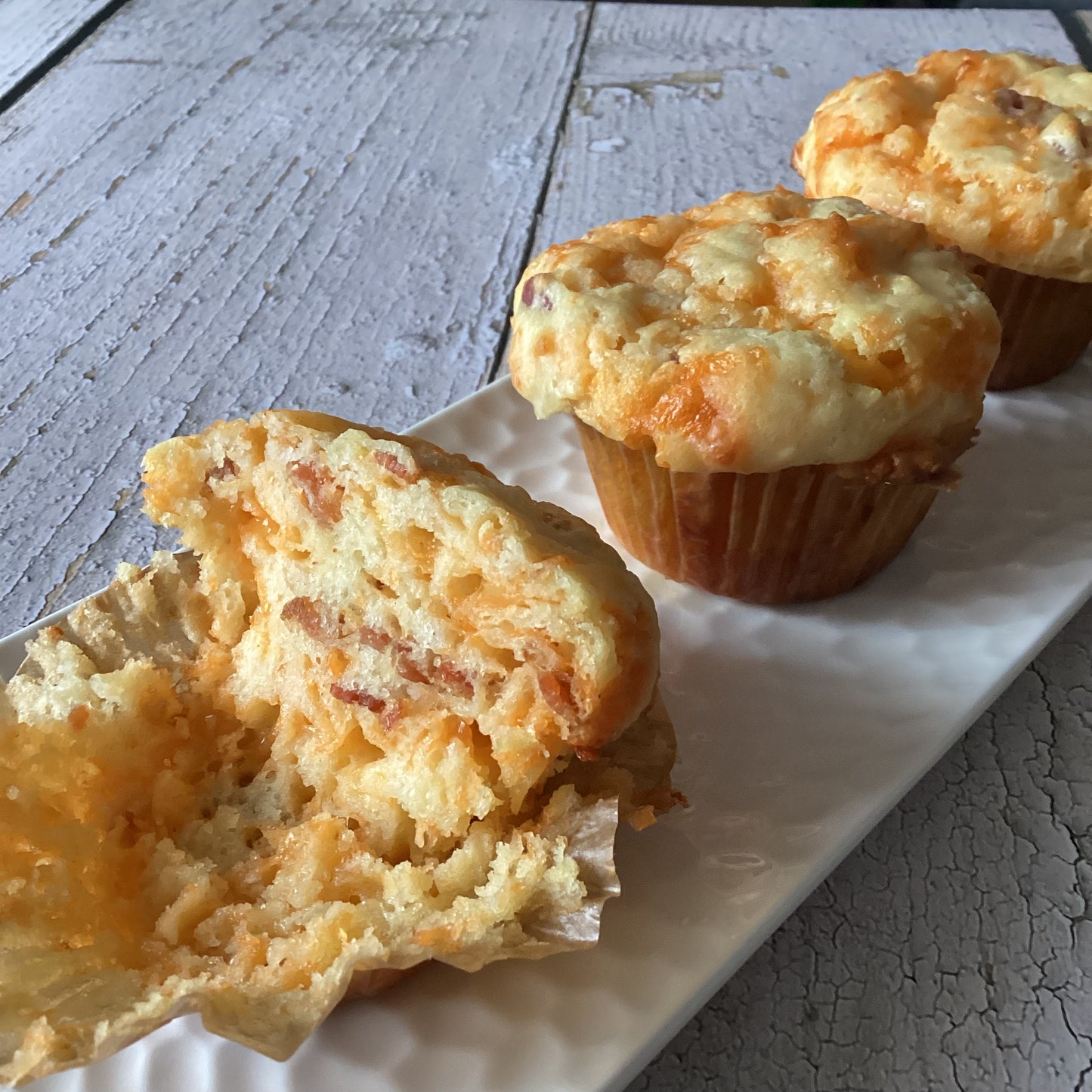 Cheddar Bacon Muffins (box of 6)