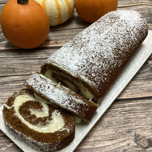 Pumpkin Roll with Cream Cheese Filling