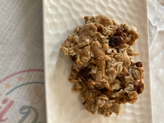 Vegan Oatmeal Cookies (with Coconut & Raisins) (Box of 6)